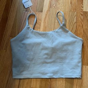 Large taupe workout tank!